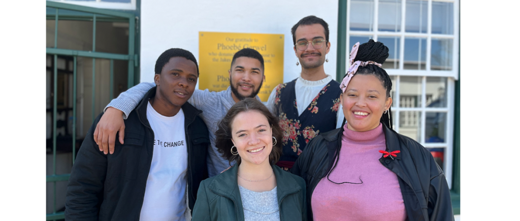 Zack Mtombeni, Curtley Pitt, Roland du Preez, Moniq Gouws and Tiffany Saterdaght came to work on their scripts with mentor Lee-Ann van Rooi in mid-winter.
