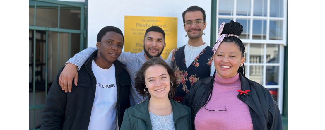 Zack Mtombeni, Curtley Pitt, Roland du Preez, Moniq Gouws and Tiffany Saterdaght came to work on their scripts with mentor Lee-Ann van Rooi in mid-winter.